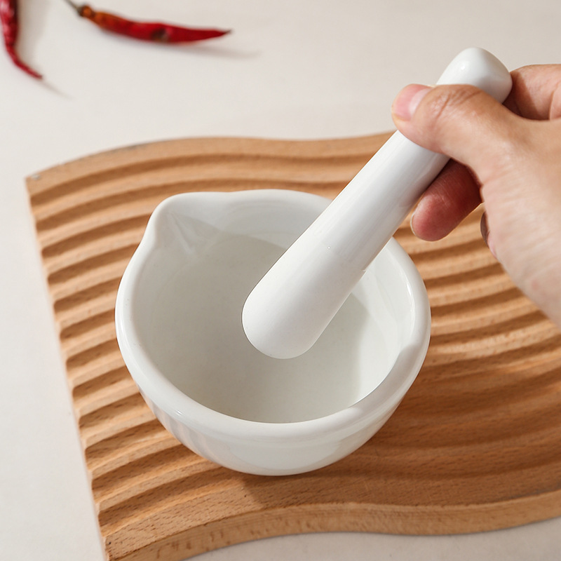 Mortar Pestle Granite - Mini 60mm Ceramics Spice Mill Grinder