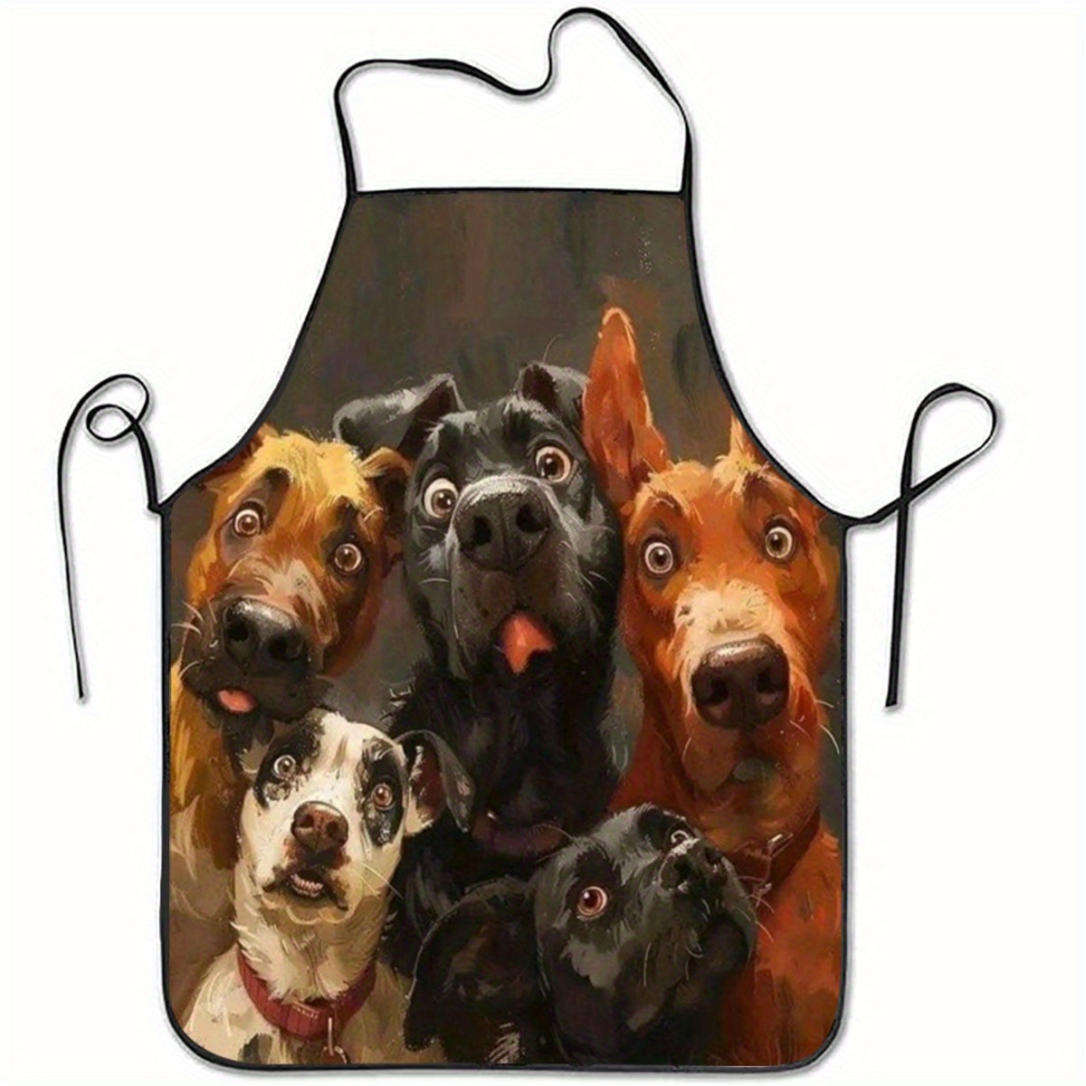 Home Cooking For Dogs - 1pc Fun Kitchen Apron - Adorable