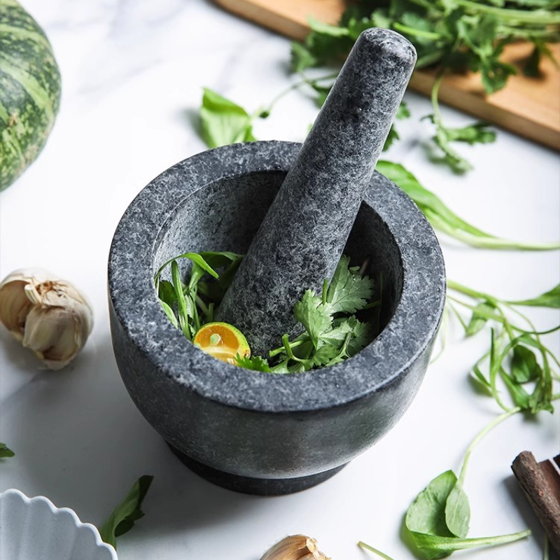 Mortar and Pestle Set Heavy Na - Mortar Pestle Granite recension och pris