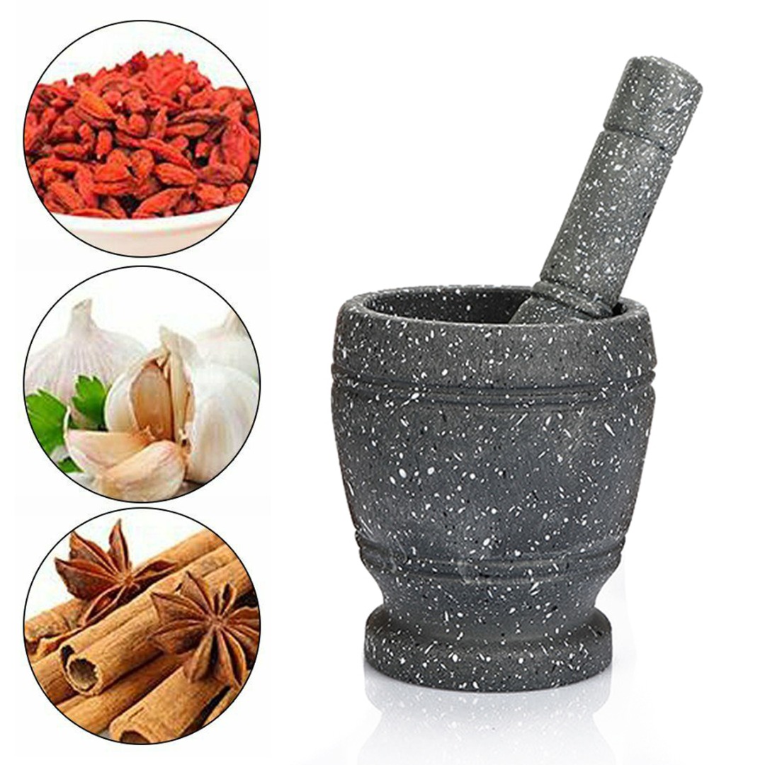 New Granite Pestle and Mortar  - Mortar Pestle Granite recension och pris