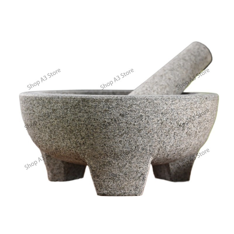 Natural Stone Granite Mortar P - Mortar Pestle Granite recension och pris