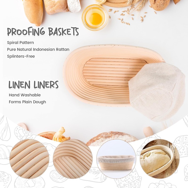 Bread Fermentation Basket PP D - Fermentation Crock recension och pris