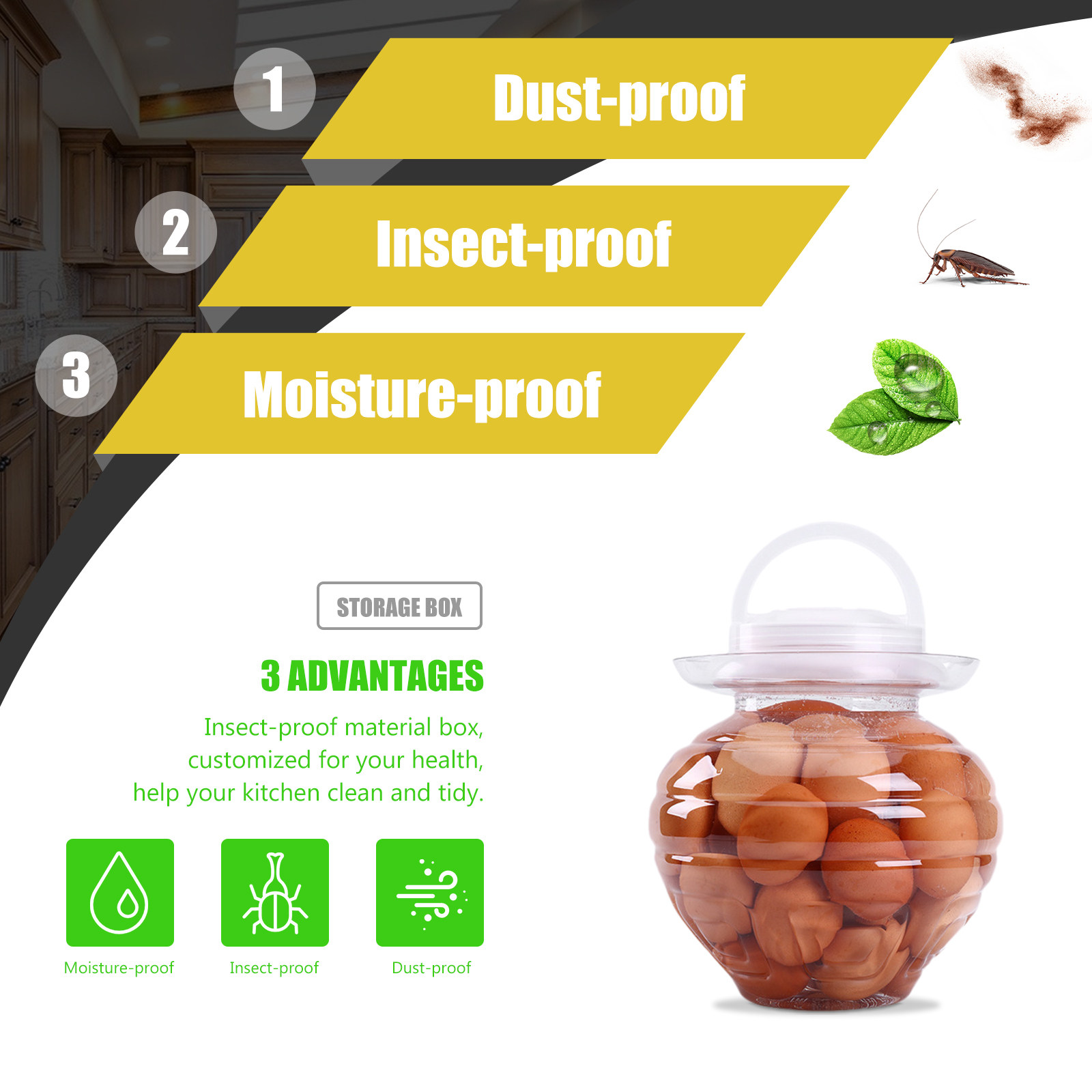 Multi-Function Household Pickl - Fermentation Crock recension och pris