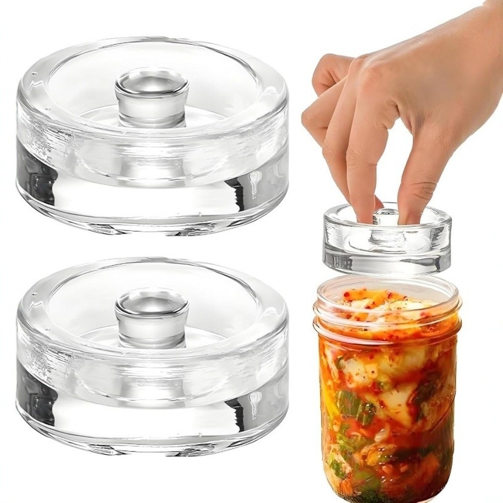 1/2/4Pcs Clear Fermented Glass - Fermentation Crock recension och pris