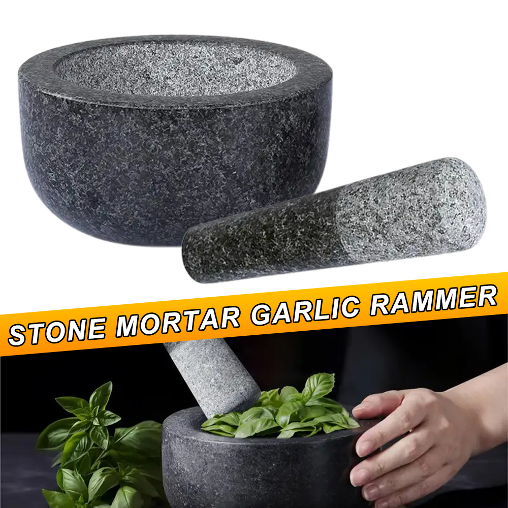 Natural Stone Garlic Press, St - Mortar Pestle Granite recension och pris