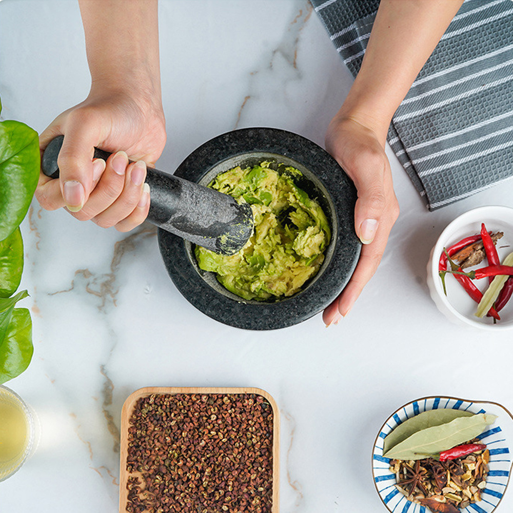 Natural Stone Garlic Press, St - Mortar Pestle Granite recension och pris