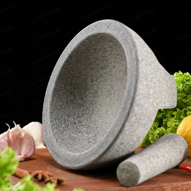 Natural Stone Granite Mortar P - Mortar Pestle Granite recension och pris