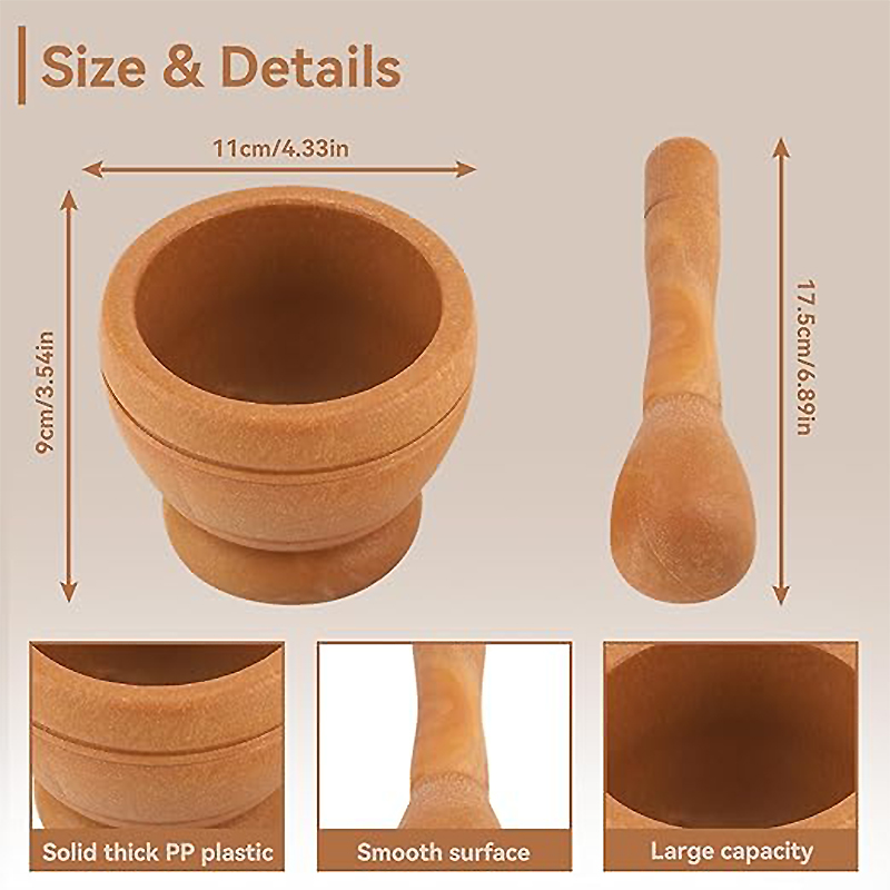 Household Grinder Pressing Gar - Mortar Pestle Granite recension och pris