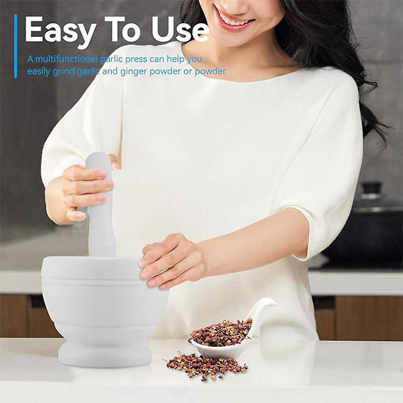 Household Grinder Pressing Gar - Mortar Pestle Granite recension och pris