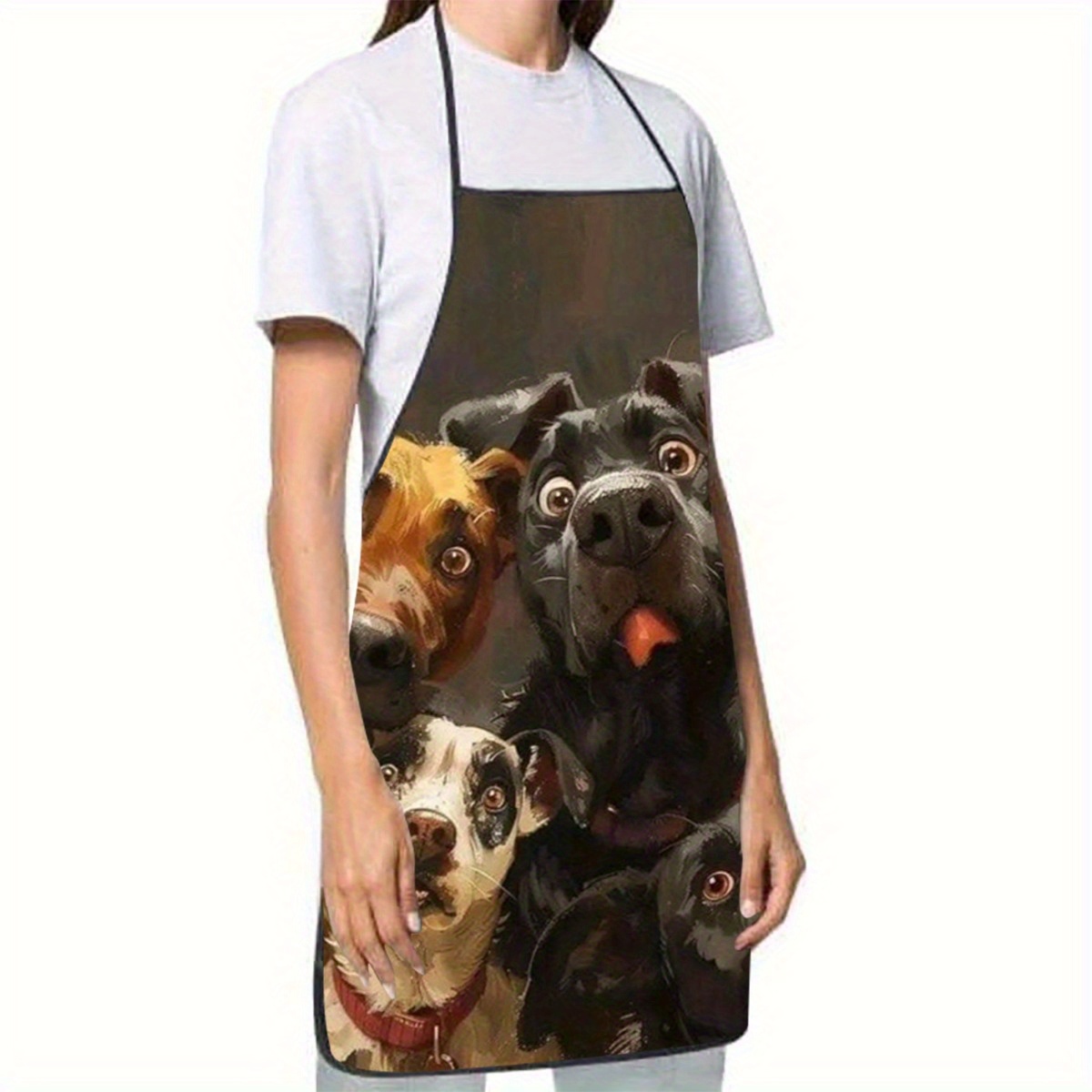 1pc Fun Kitchen Apron - Adorab - Home Cooking For Dogs recension och pris