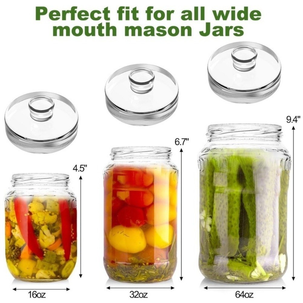 Fermented Glass Weights Clear  - Fermentation Crock recension och pris