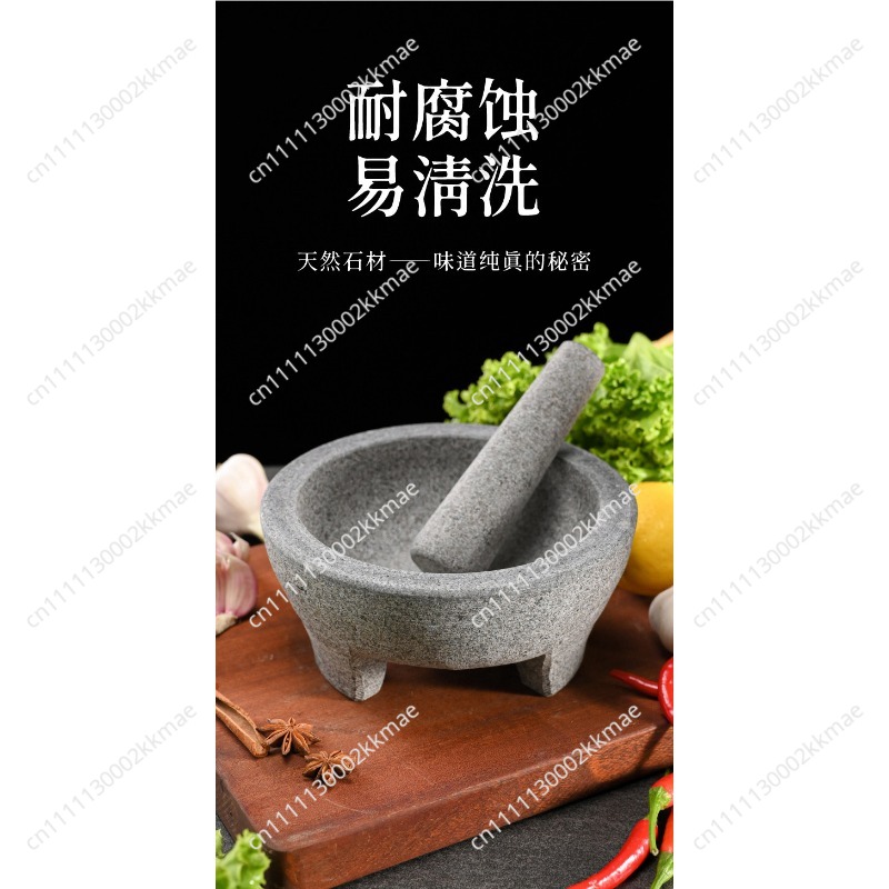 Natural Stone Granite Mortar P - Mortar Pestle Granite recension och pris