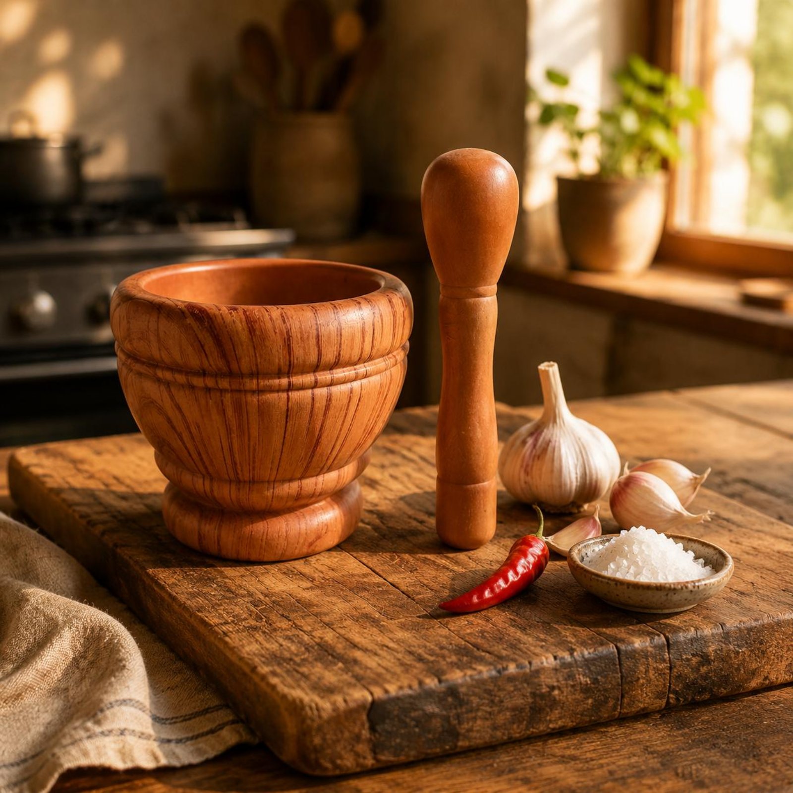 Garlic Mortar and Pestle Easy  - Mortar Pestle Granite recension och pris