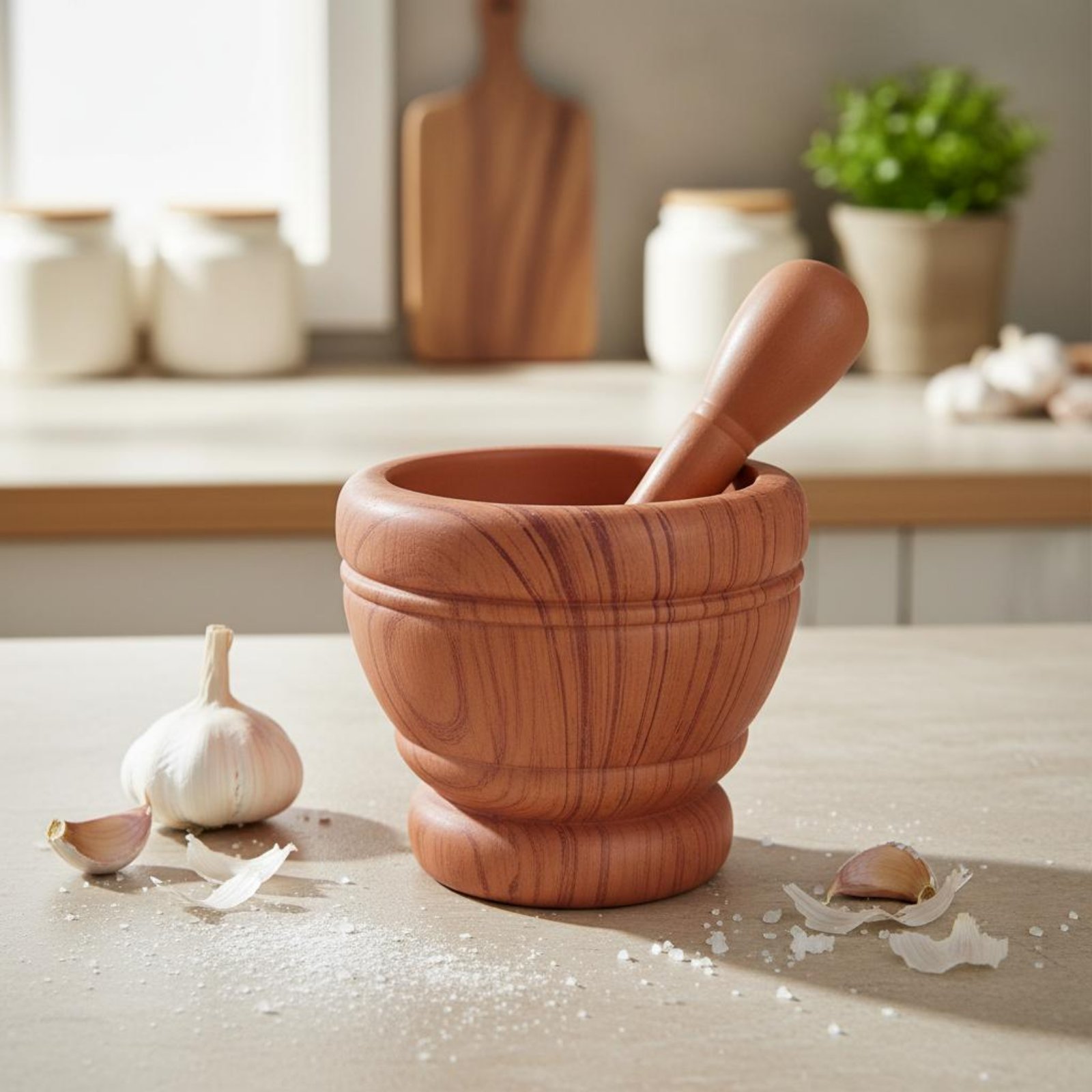Garlic Mortar and Pestle Easy  - Mortar Pestle Granite recension och pris