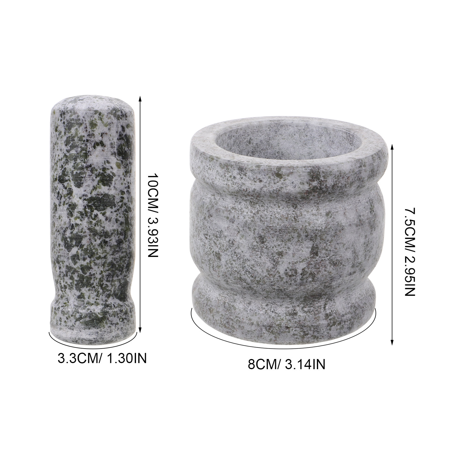 1Set Granite Mortar and Pestle - Mortar Pestle Granite recension och pris