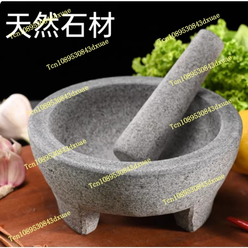 Natural Granite Mortar and Pes - Mortar Pestle Granite recension och pris
